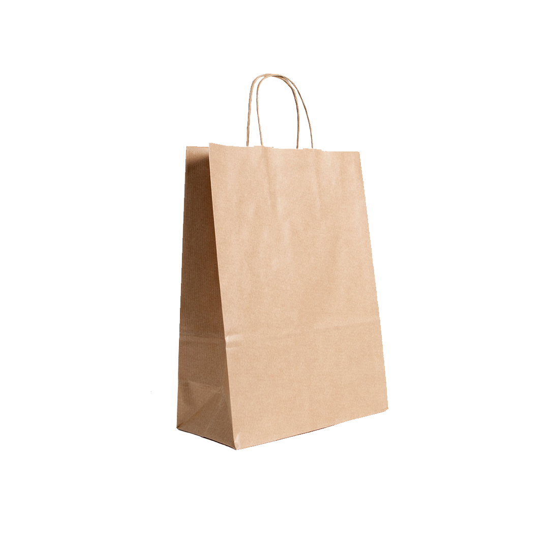 Bolsa Kraft con Asa Grande